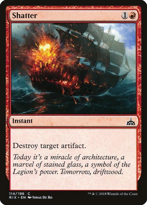 Shatter 1994 Magic: The Gathering Revised