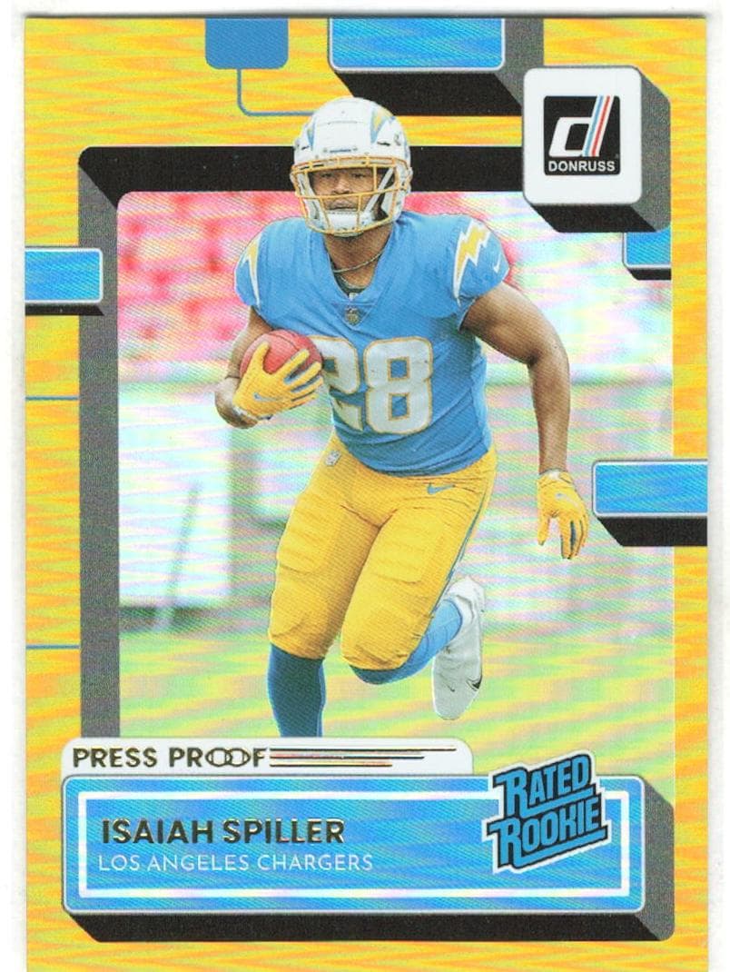Isaiah Spiller 2022 panini Donruss