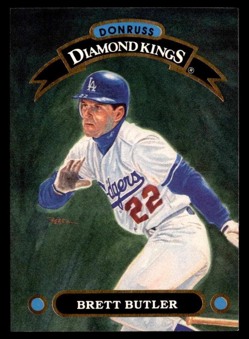 Brett Butler 1992 panini Donruss