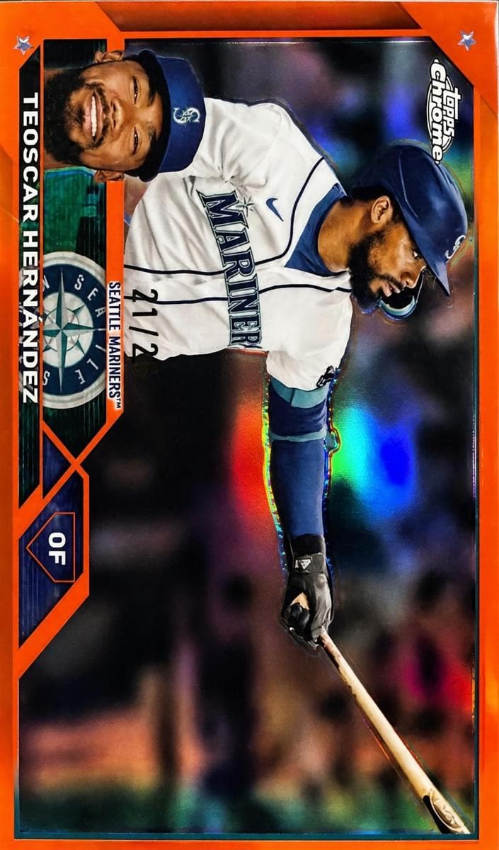Teoscar Hernández 2023 topps Topps Chrome