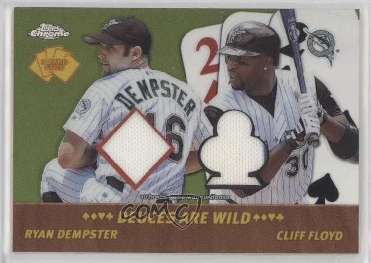 Ryan Dempster / Cliff Floyd trading card