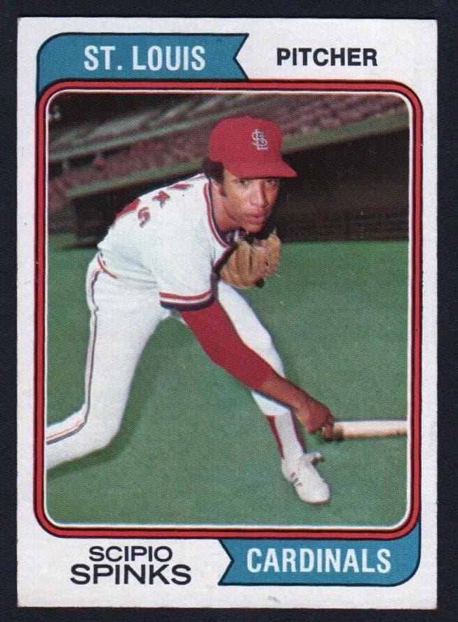 Scipio Spinks 1974 topps Topps