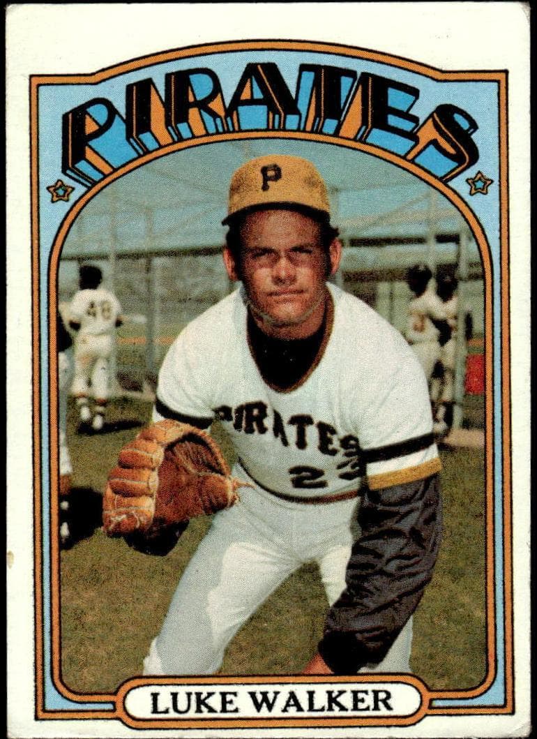 Luke Walker 1972 topps Topps