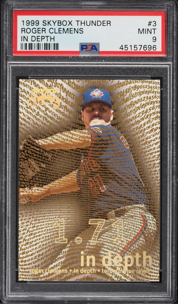 Roger Clemens 1999 skybox Thunder