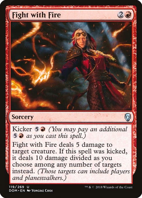 Fight with Fire 2018 Magic: The Gathering Dominaria