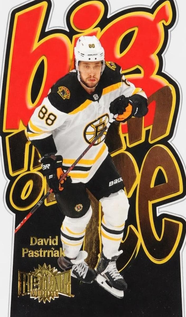 David Pastrnak 2021 fleer SkyBox Metal Universe