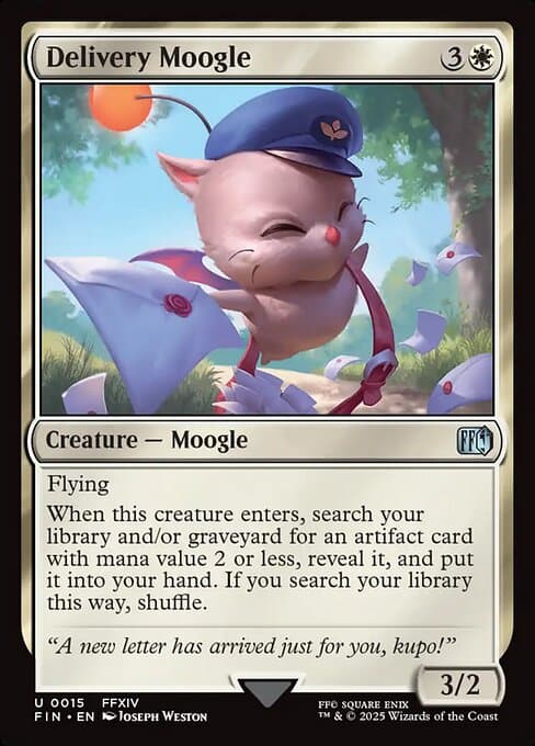 Delivery Moogle 2025 Magic: The Gathering Final Fantasy Art Series