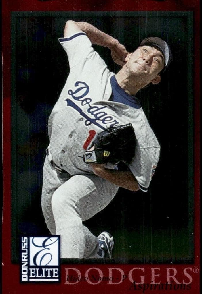 Hideo Nomo 1998 panini Donruss Elite