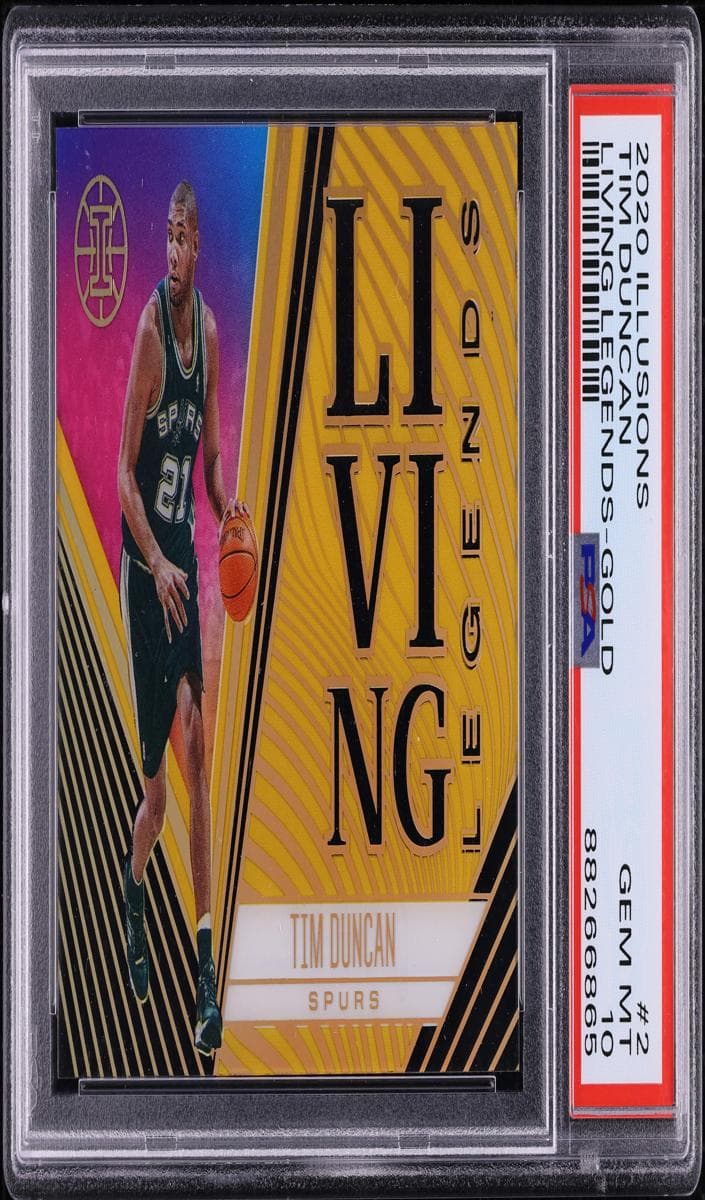 Tim Duncan 2020 panini Panini Illusions