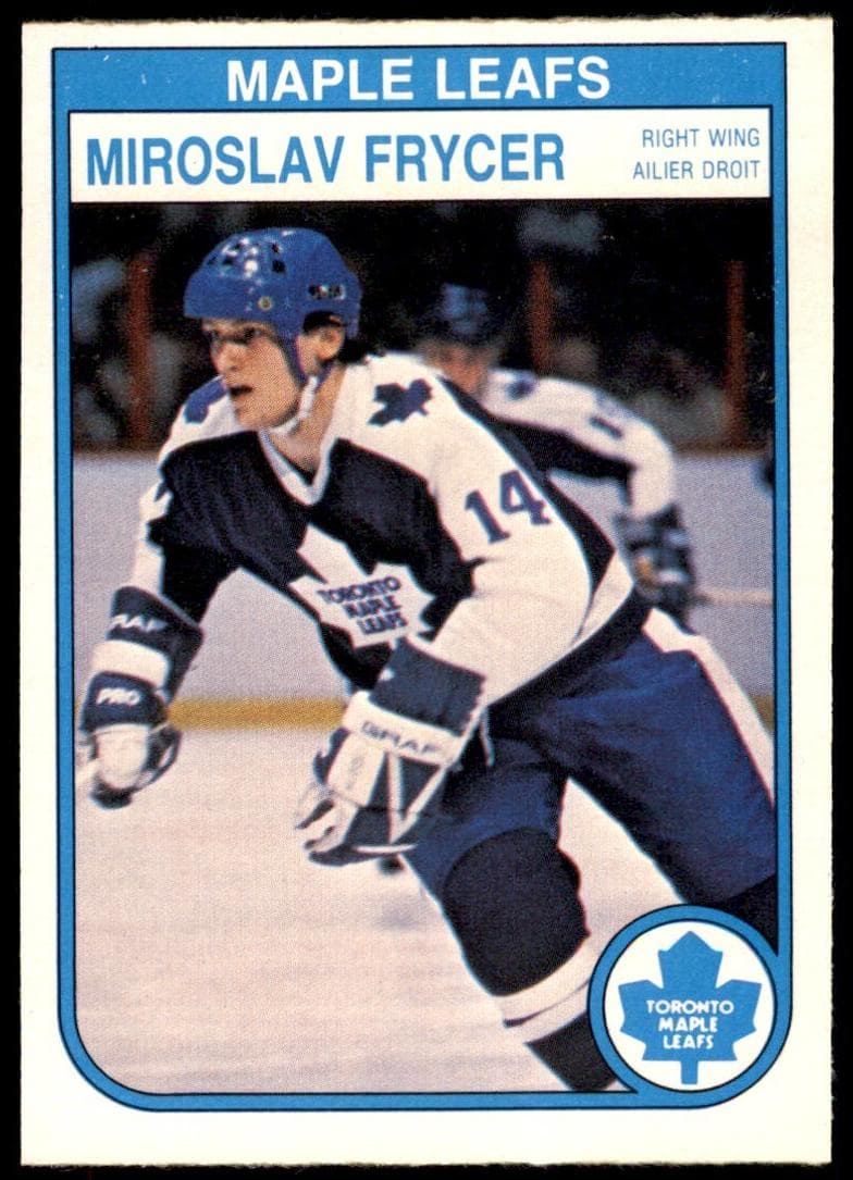 Miroslav Frycer 1982 topps O-Pee-Chee