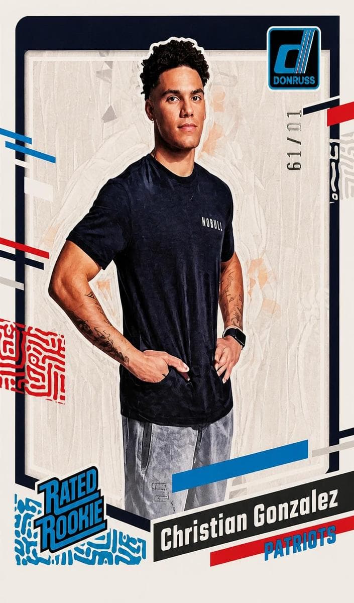 Christian Gonzalez 2023 panini Panini Donruss