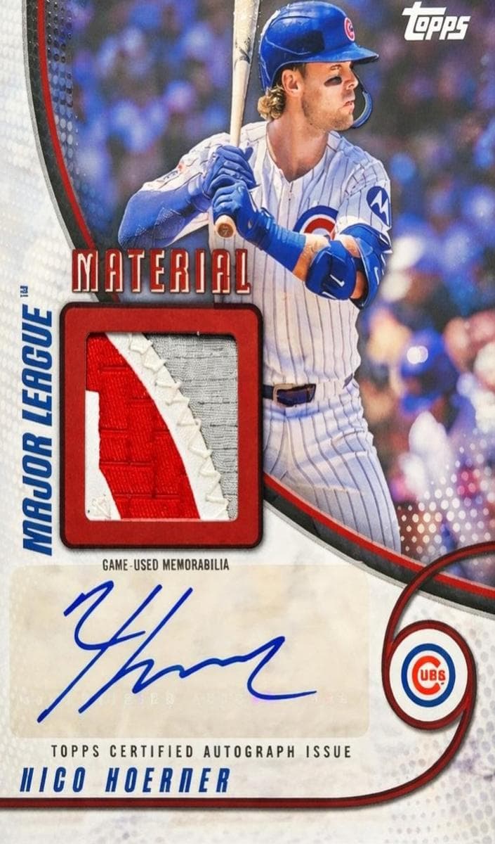 Nico Hoerner 2025 topps Topps