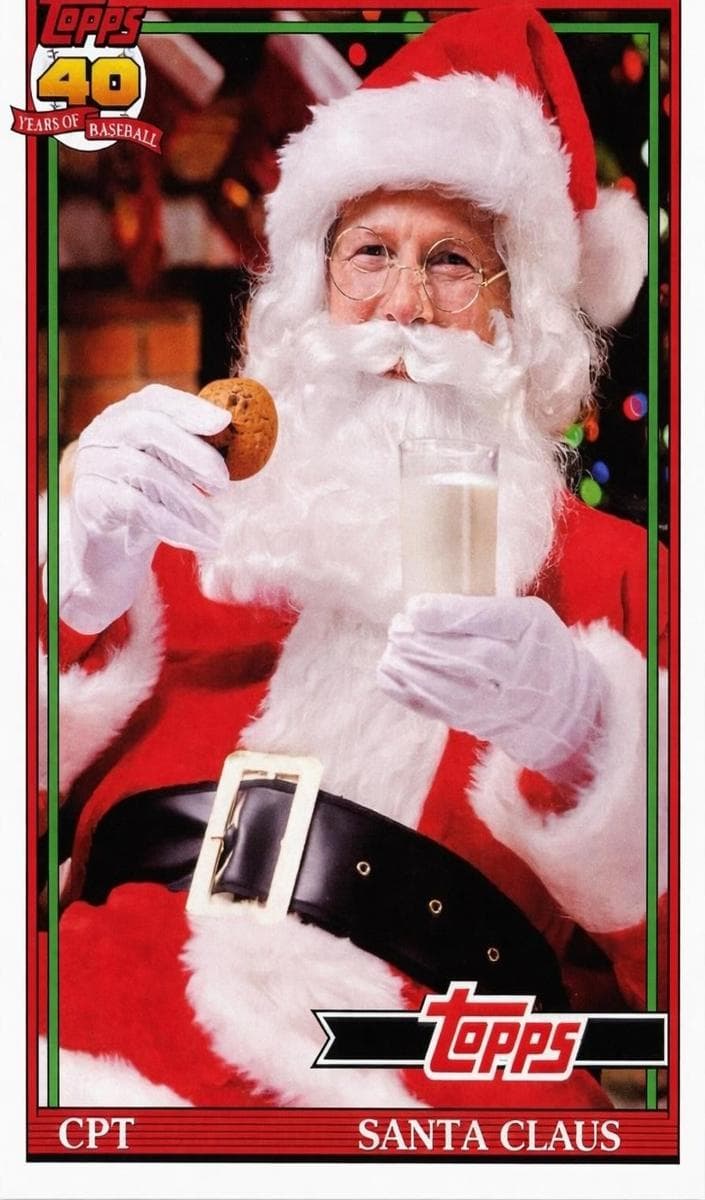 Santa Claus 2025 topps Topps Holiday
