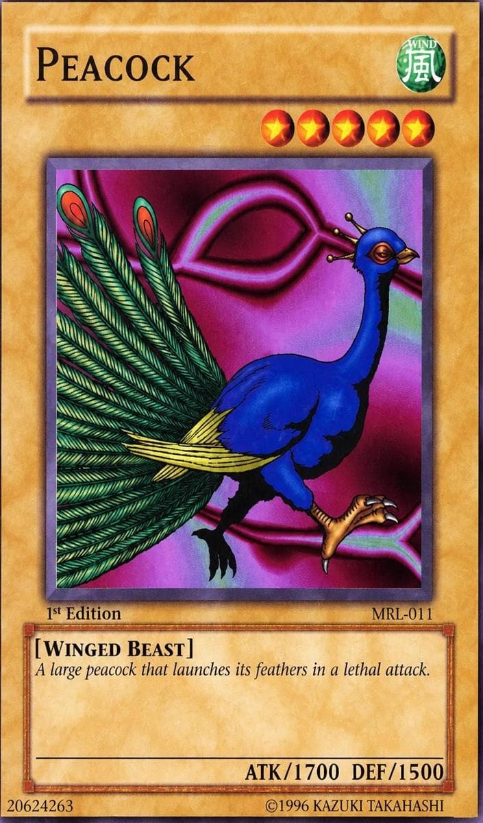 Peacock 2002 Yu-Gi-Oh! Magic Ruler