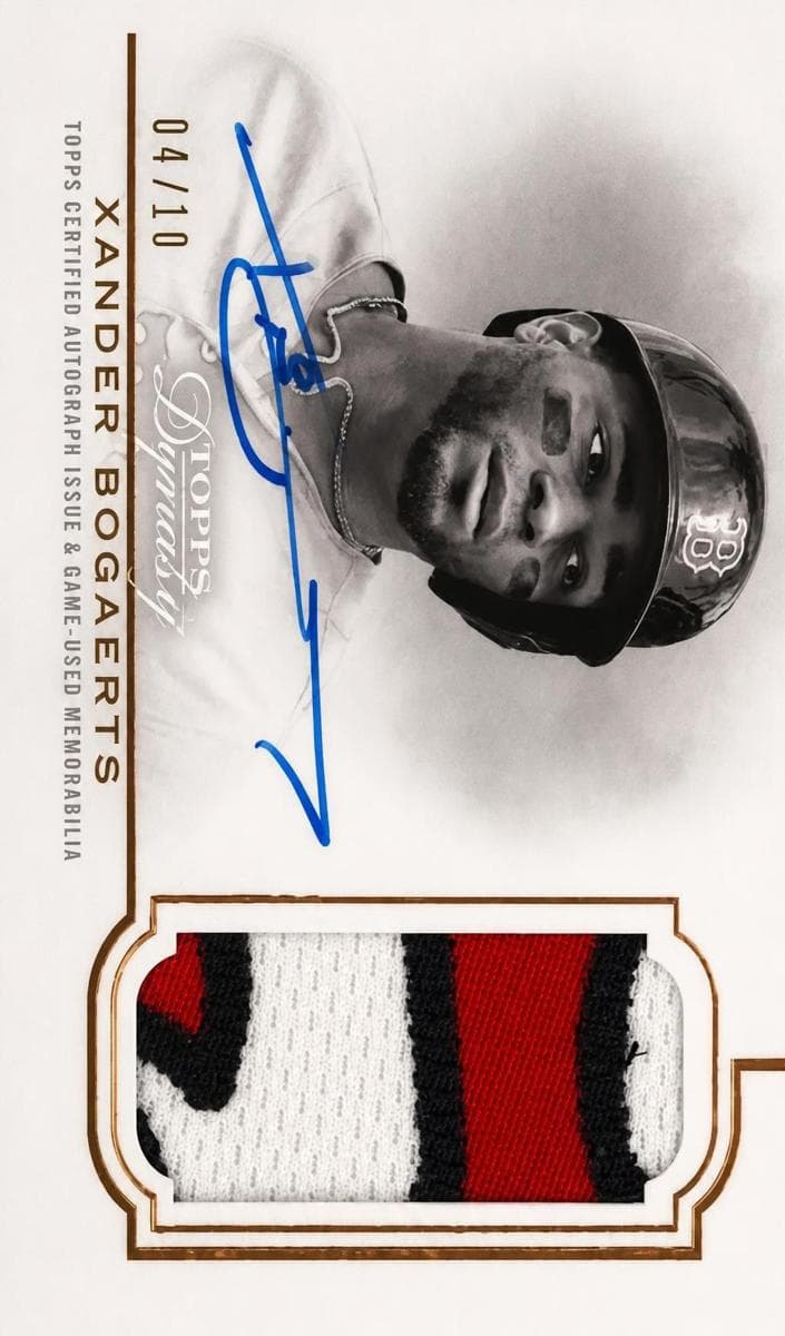 Xander Bogaerts 2020 topps Topps Dynasty