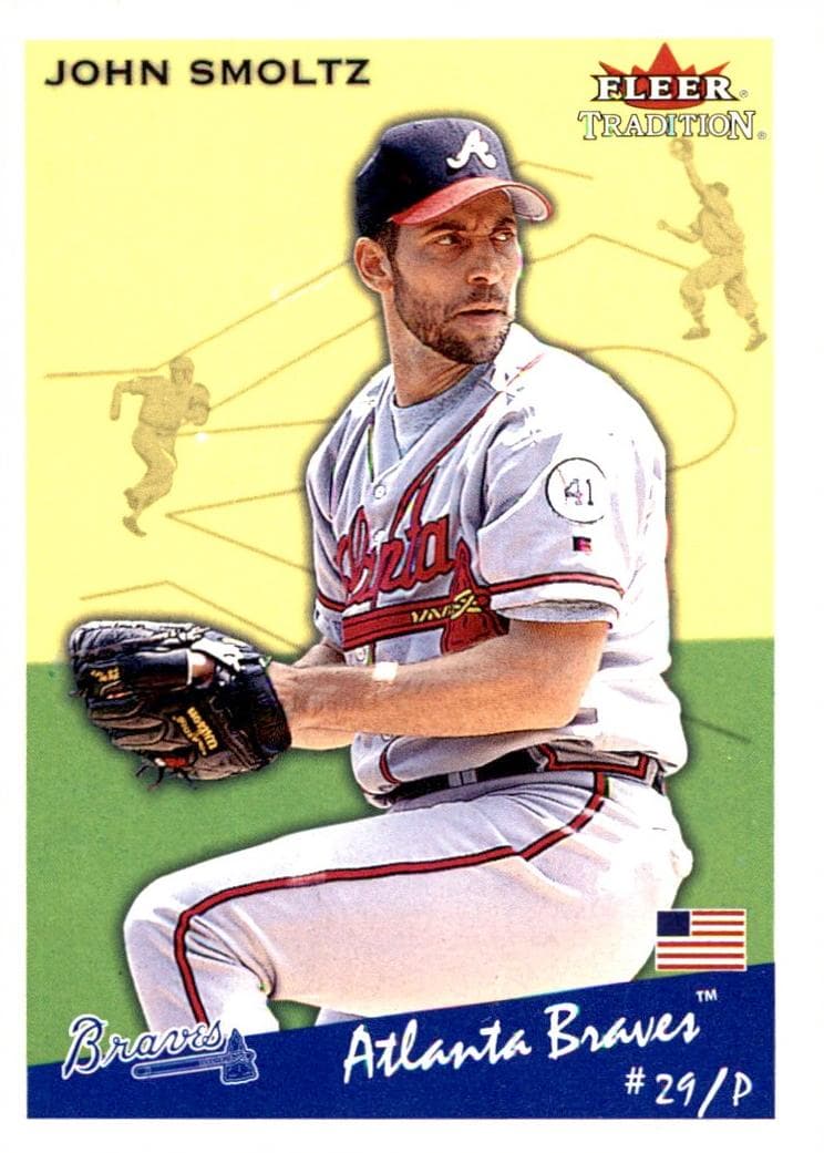 John Smoltz 2002 fleer Tradition