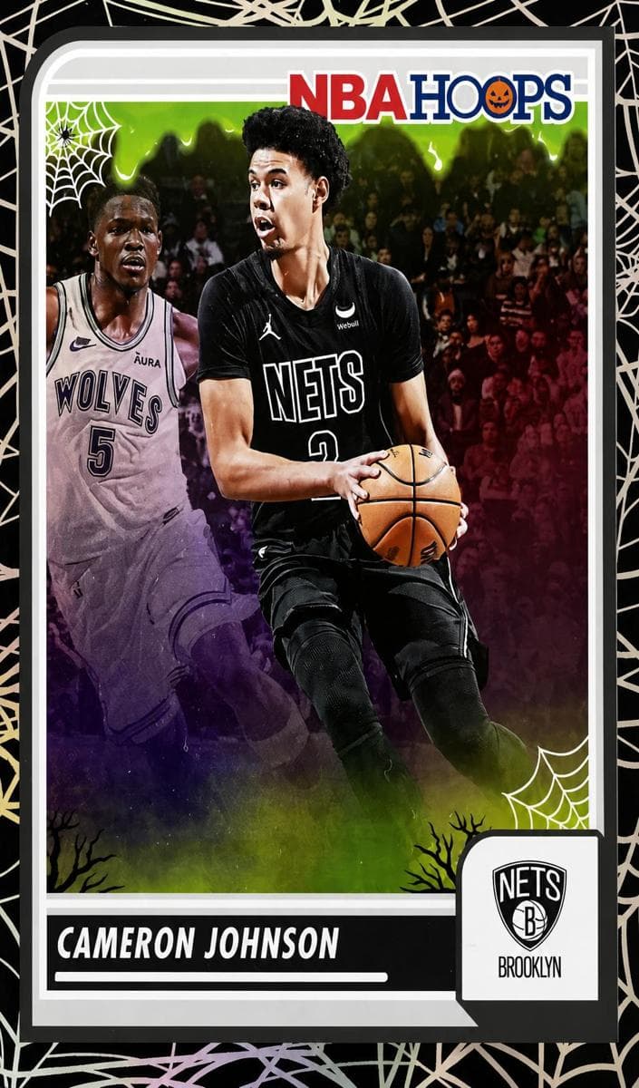 Cameron Johnson 2023 panini Hoops Haunted Hoops