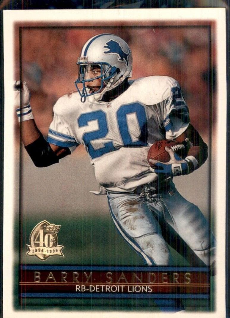 Barry Sanders 1996 topps