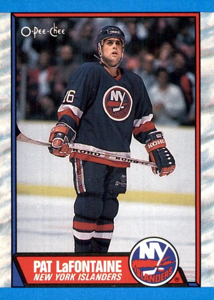 Pat LaFontaine 1989 topps O-Pee-Chee