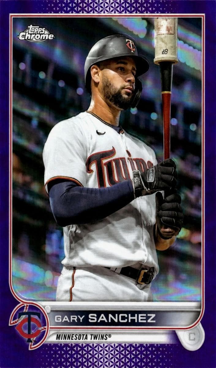 Gary Sanchez 2022 topps Topps Chrome Update