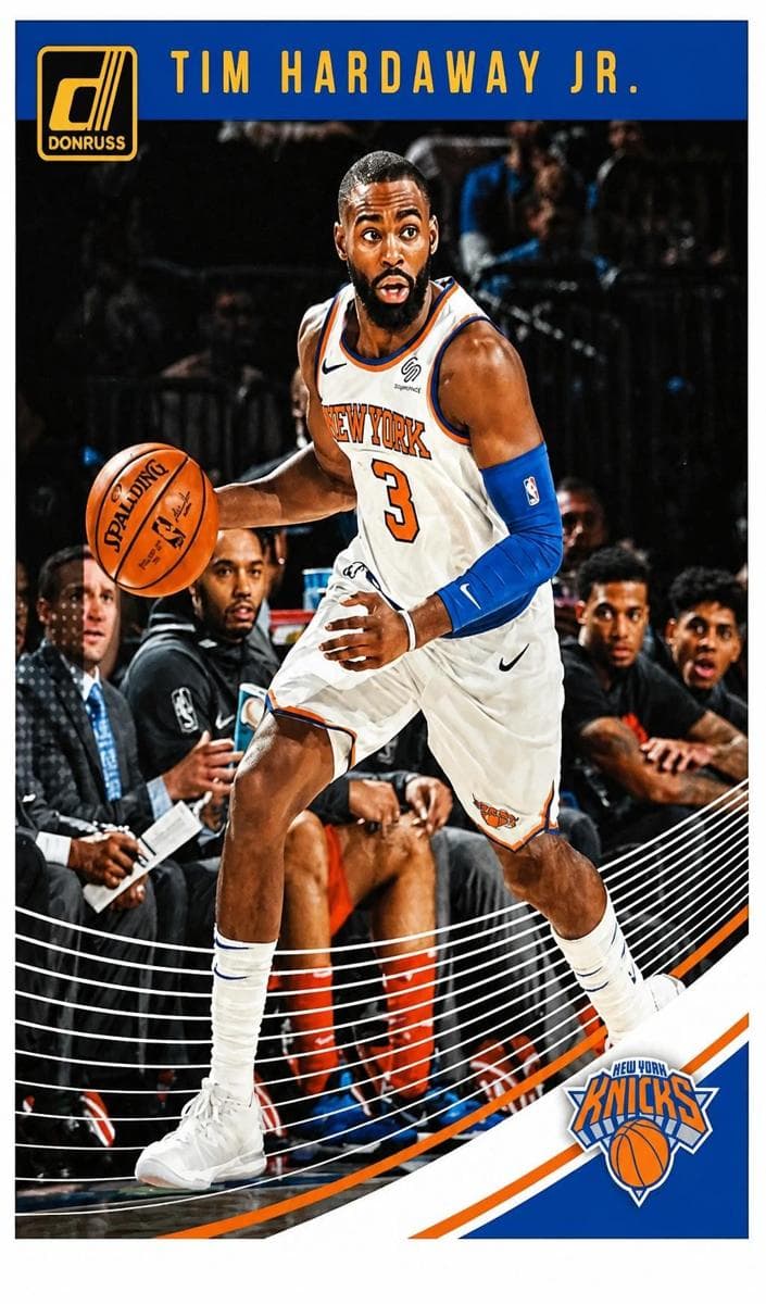 Tim Hardaway Jr. 2018 panini Donruss Optic