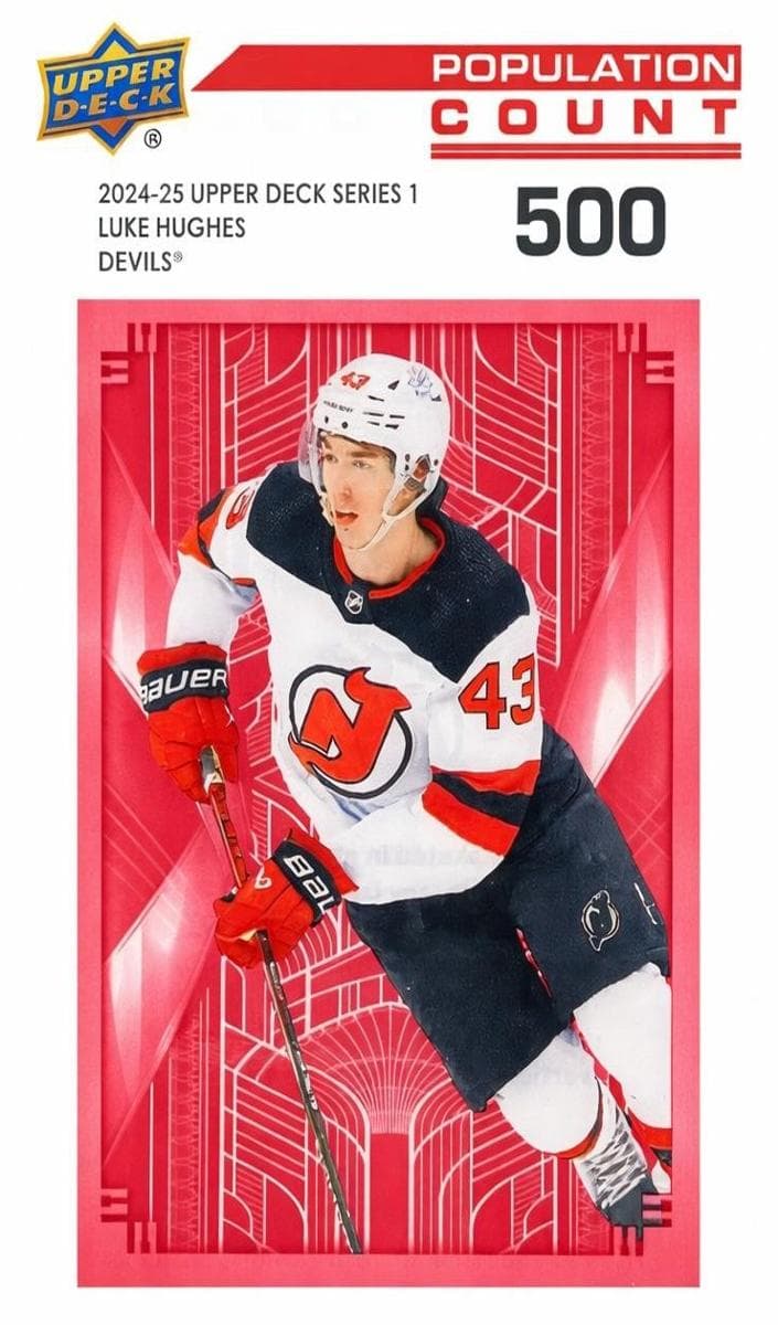 Luke Hughes 2024 upper-deck Upper Deck