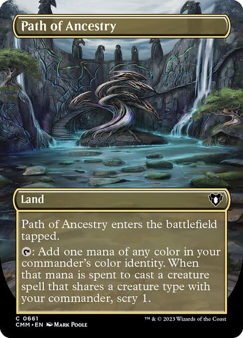 Path of Ancestry 2023 Magic: The Gathering Commander Masters example 2