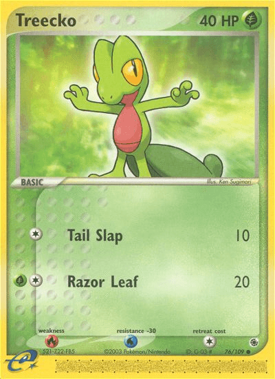 Treecko 2013 Pokemon Ruby & Sapphire