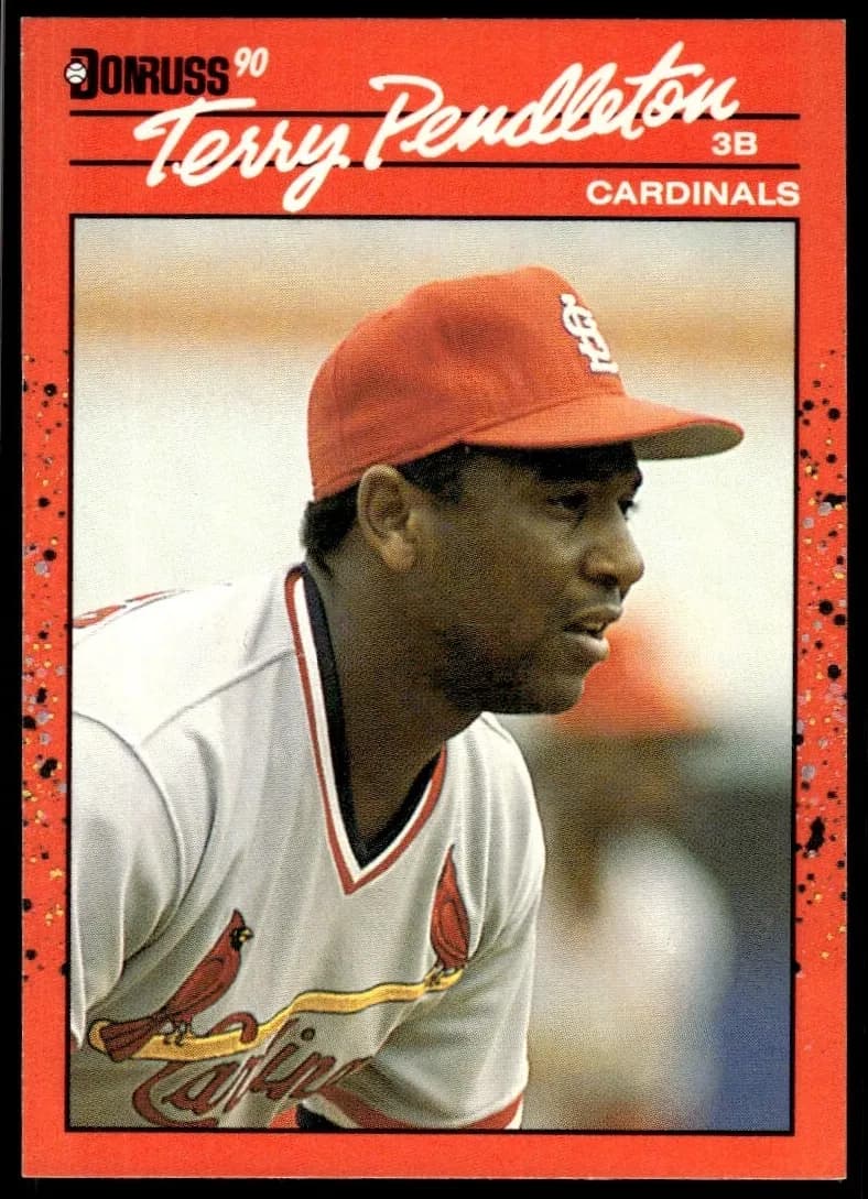 Terry Pendleton 1990 panini Donruss