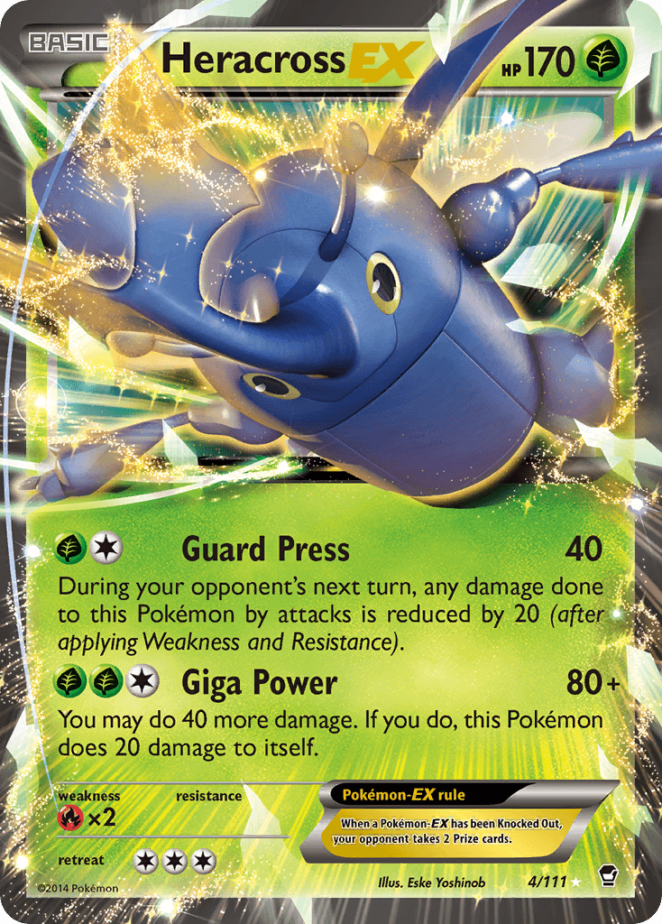 Heracross EX 2014 Pokemon