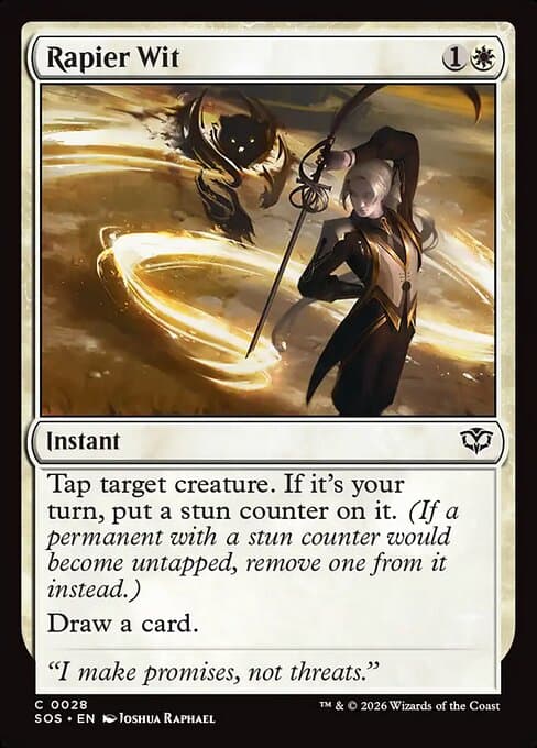Rapier Wit 2026 Magic: The Gathering Secrets of Strixhaven
