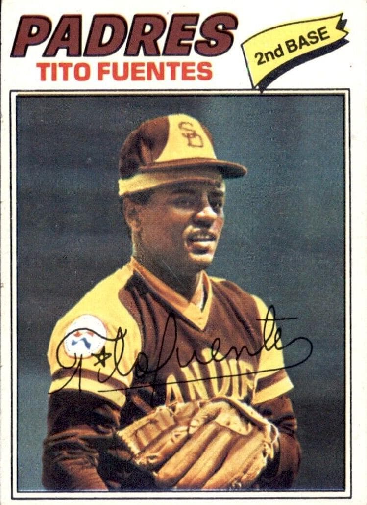 Tito Fuentes 1977 topps Topps
