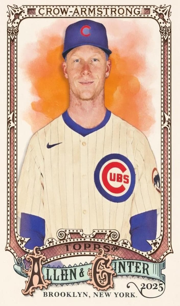Pete Crow-Armstrong 2025 topps Topps Allen & Ginter X