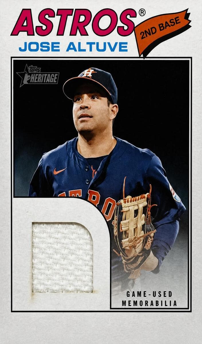 Jose Altuve 2026 topps Topps Heritage