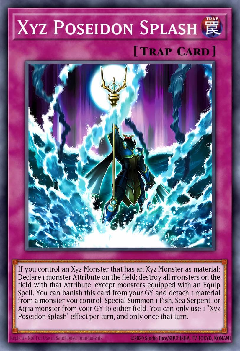 Xyz Poseidon Splash 2025 Yu-Gi-Oh! 2025 Mega Pack Tin