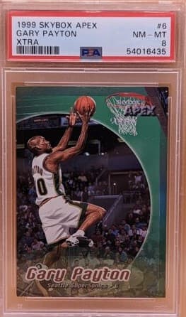 Gary Payton 1999 skybox Apex