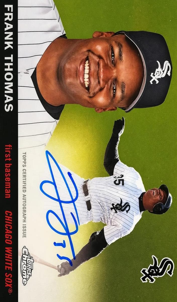 Frank Thomas 2025 topps Topps Chrome Platinum