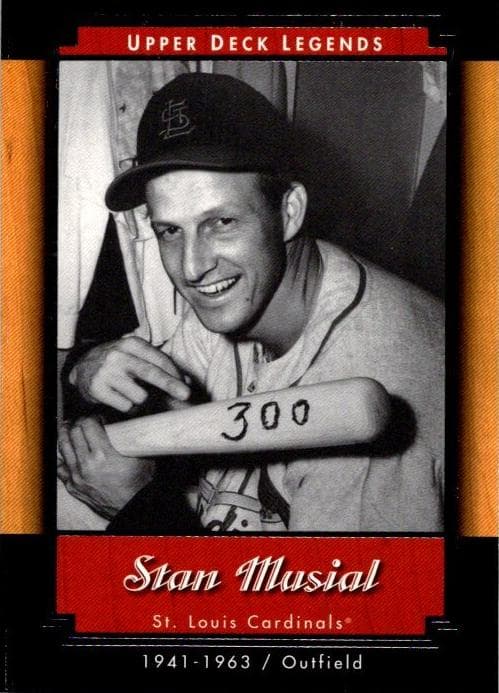 Stan Musial 2001 upper-deck Upper Deck Legends