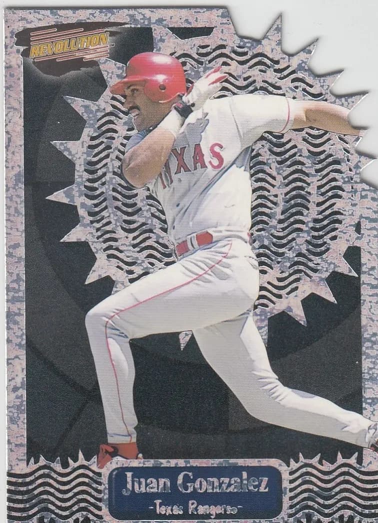Juan Gonzalez 1999 panini Pacific Revolution