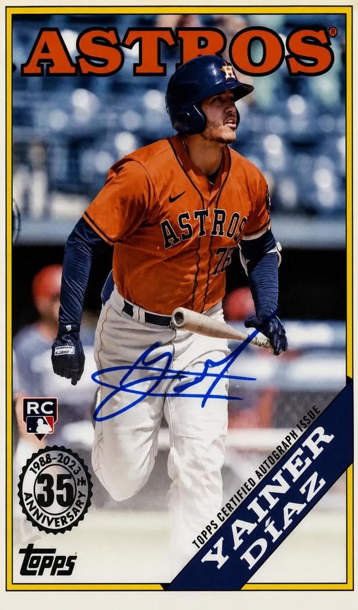 Yainer Díaz 2023 topps Topps
