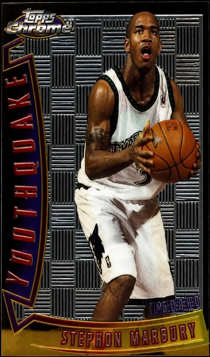 Stephon Marbury 1996 topps Topps Chrome