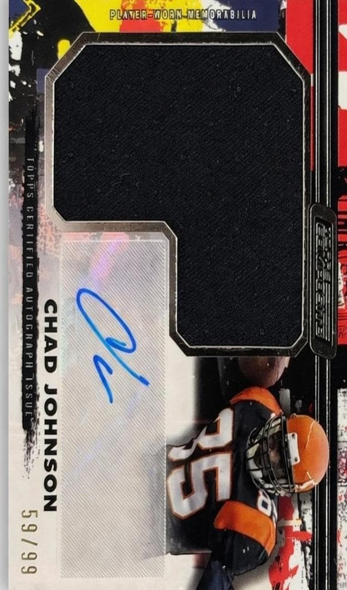 Chad Johnson trading card