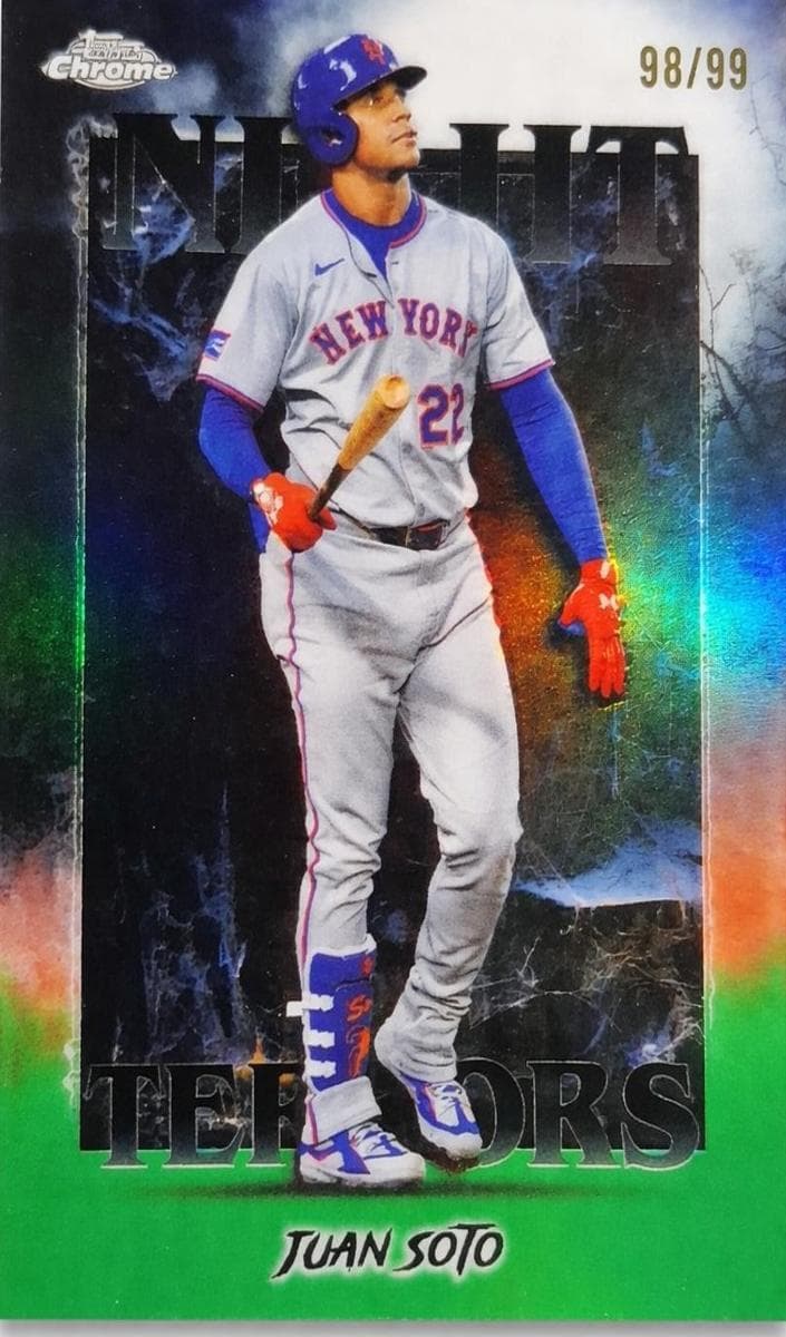 Juan Soto 2025 topps Topps Chrome Update