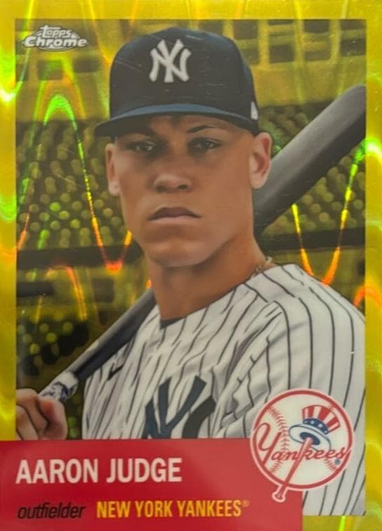 Aaron Judge 2022 topps Topps Chrome Platinum Anniversary