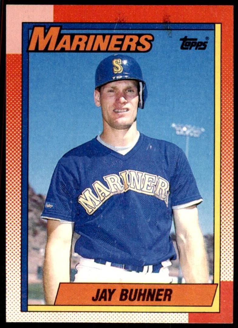 Jay Buhner 1990 topps