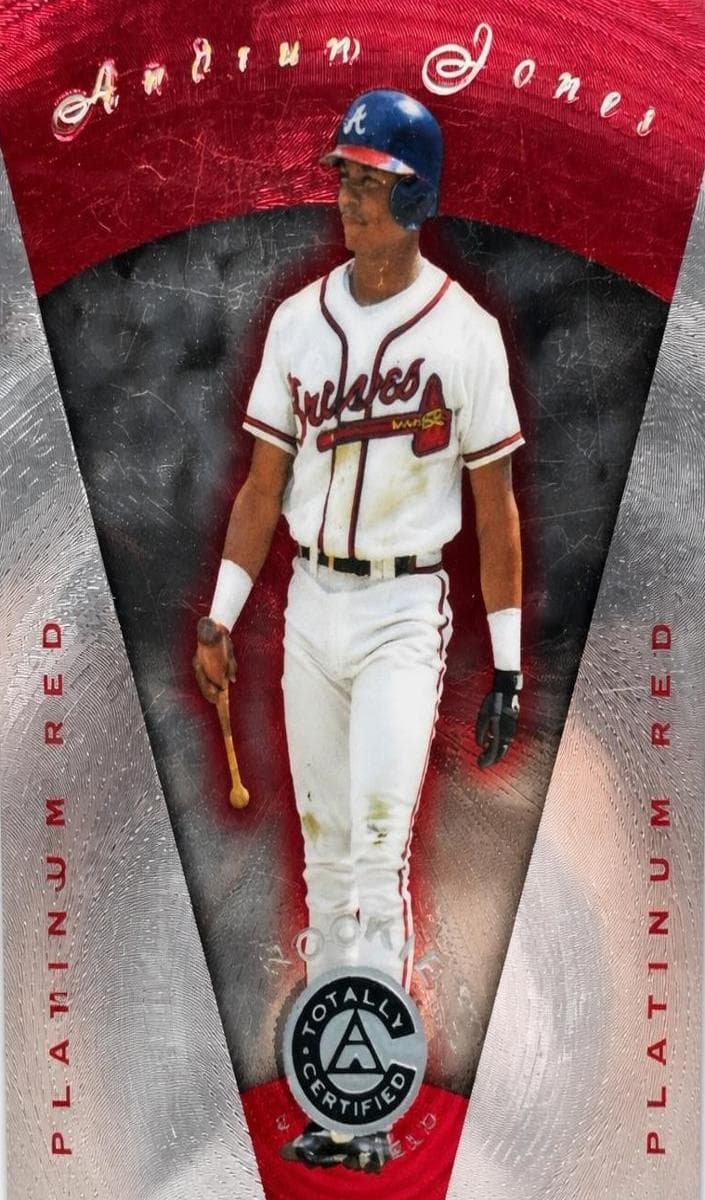 Andruw Jones 1997 panini Pinnacle Totally Certified