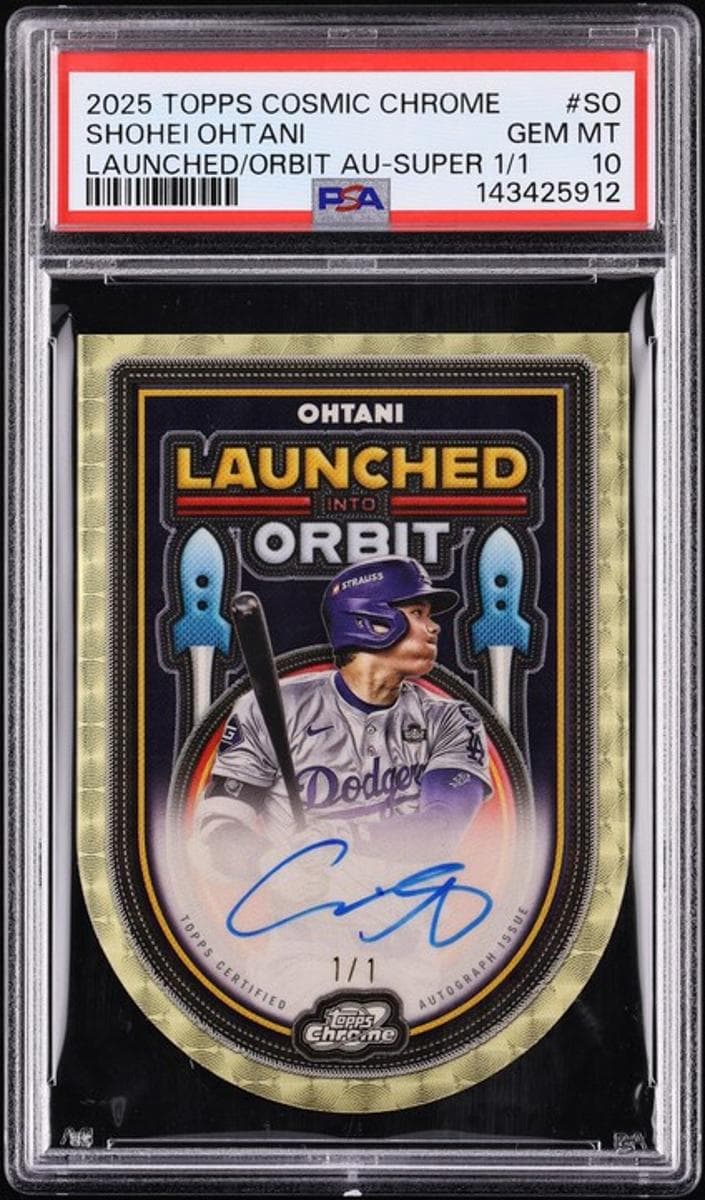 Shohei Ohtani 2025 topps Topps Cosmic Chrome