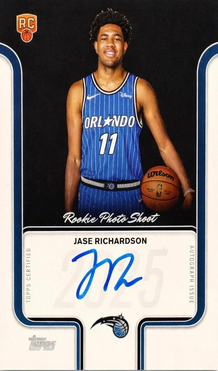 Jase Richardson 2025 topps Topps