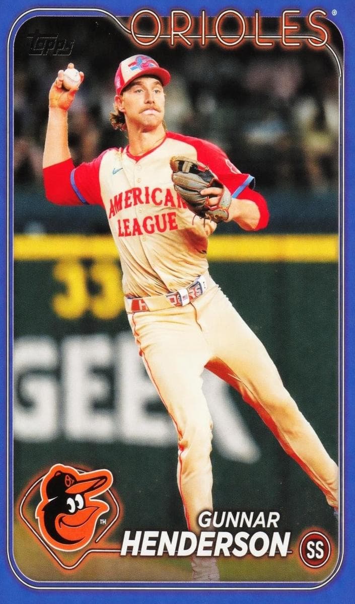 Gunnar Henderson 2024 topps Topps Update