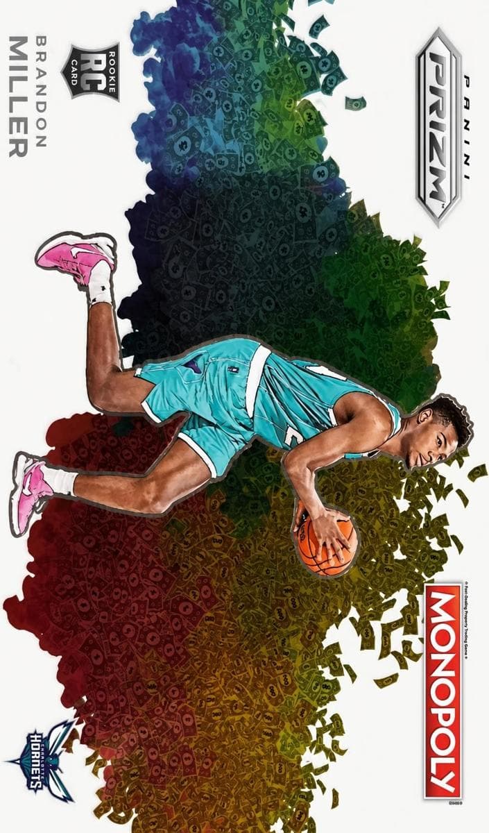 Brandon Miller 2023 panini Panini Prizm Monopoly